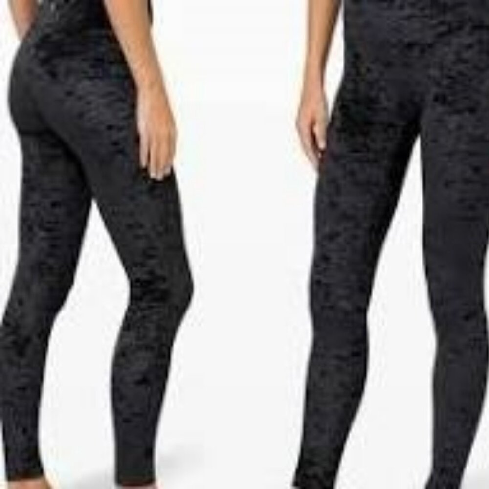 Lululemon Wunder Lounge HR Tight‎ 28” * velvet size 2